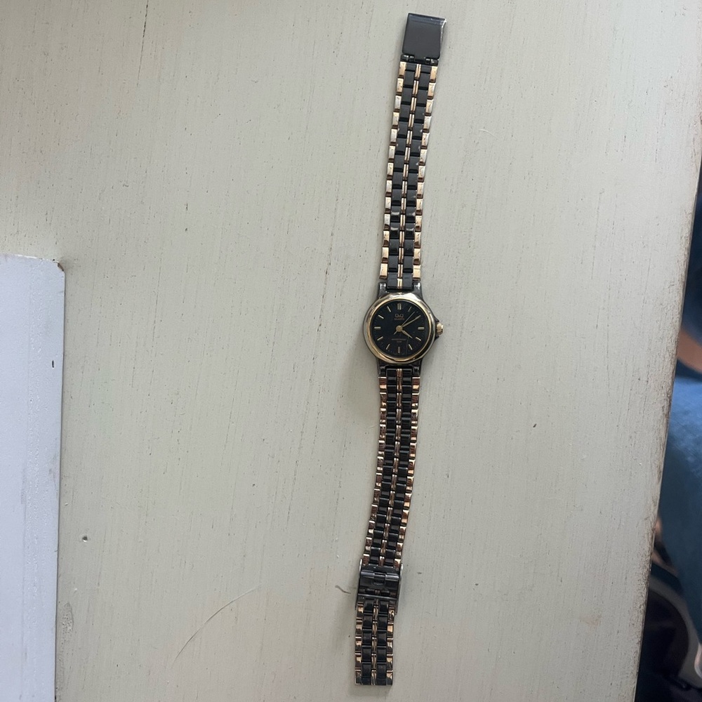 Black and Gold Watch